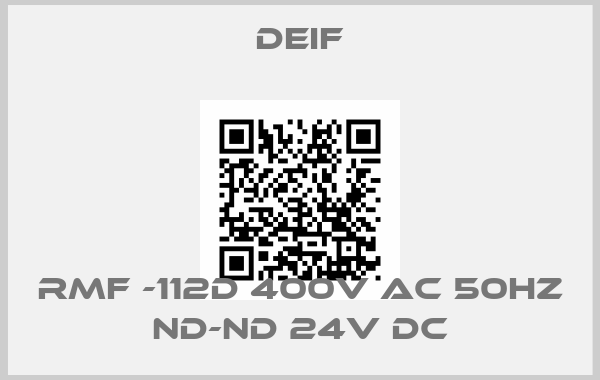 Deif-RMF -112D 400V AC 50HZ ND-ND 24V DCprice