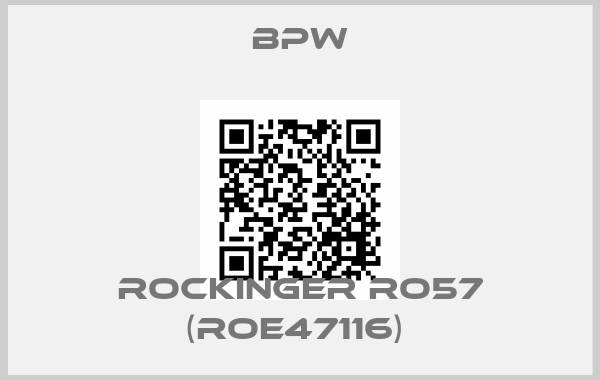 Bpw-ROCKINGER RO57 (ROE47116) price