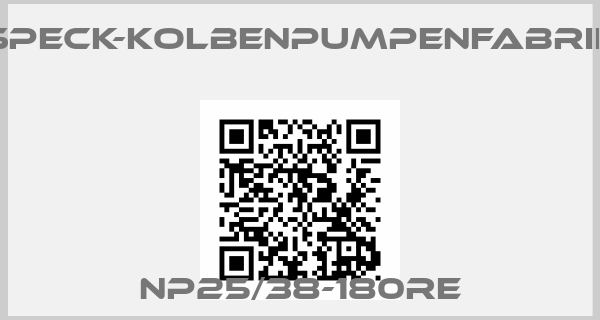 SPECK-KOLBENPUMPENFABRIK-NP25/38-180REprice