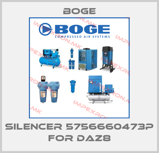Boge-Silencer 5756660473P for DAZ8price