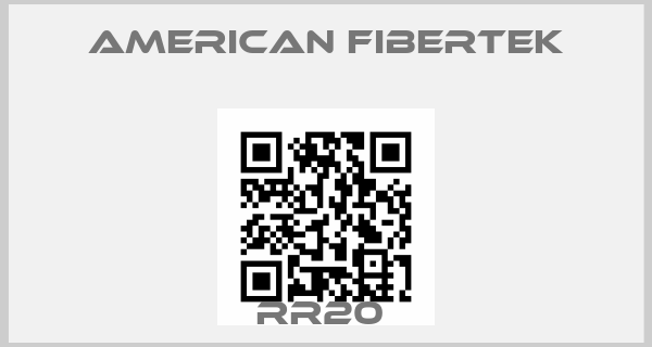 American Fibertek-RR20 price
