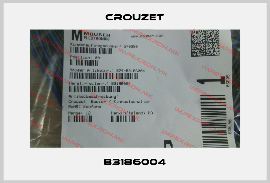 Crouzet-83186004price