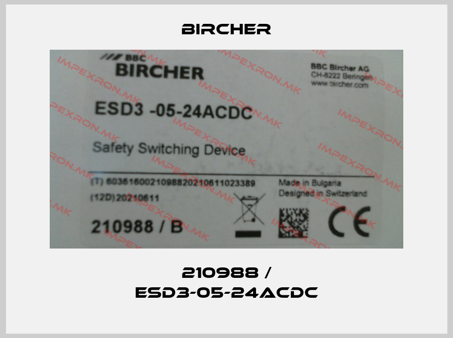 Bircher-210988 / ESD3-05-24ACDCprice