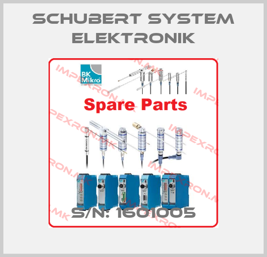 Schubert System Elektronik-S/N: 1601005price