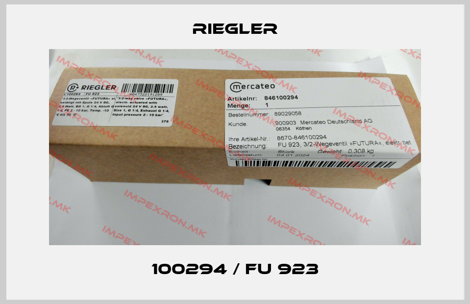 Riegler-100294 / FU 923price