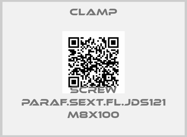 CLAMP-SCREW PARAF.SEXT.FL.JDS121 M8X100price