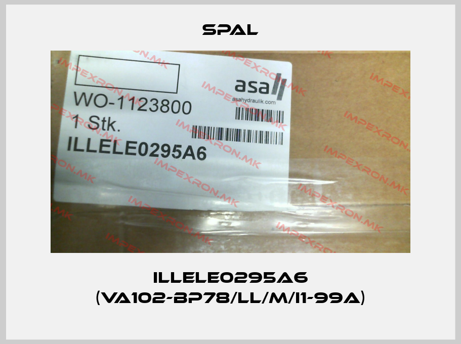SPAL-ILLELE0295A6 (VA102-BP78/LL/M/I1-99A)price