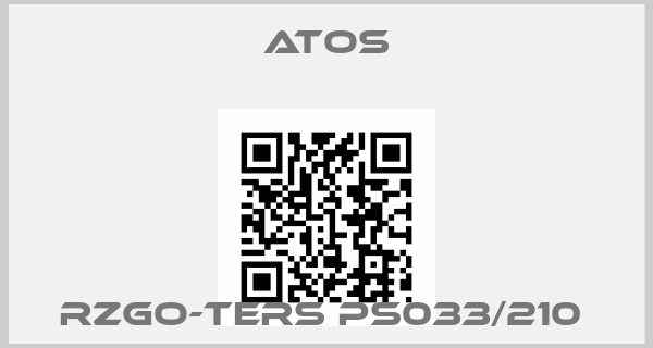Atos-RZGO-TERS PS033/210 price