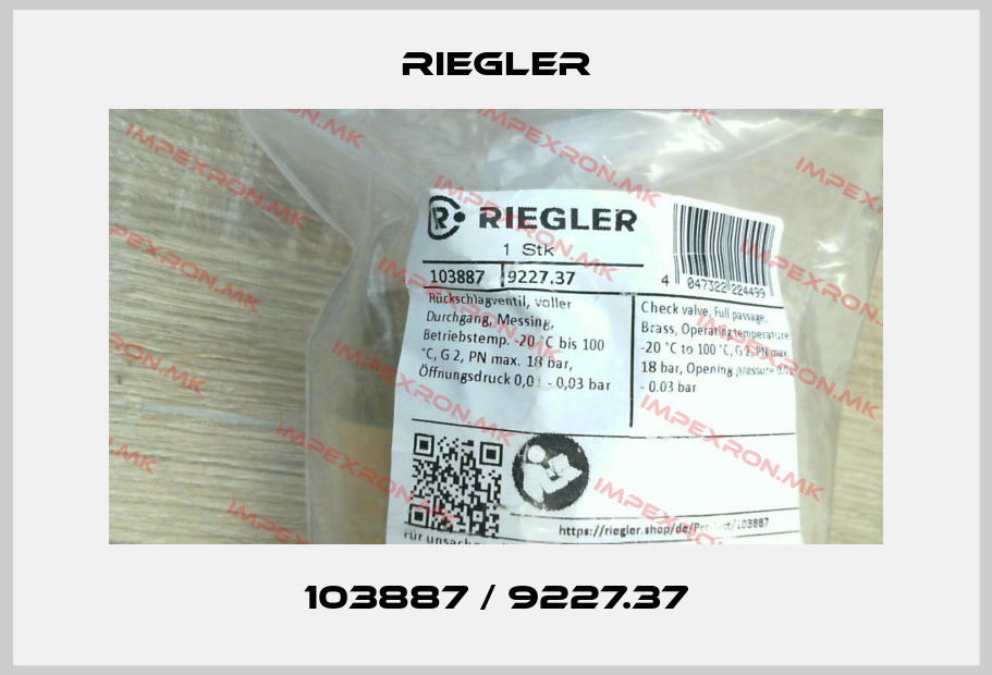 Riegler-103887 / 9227.37price