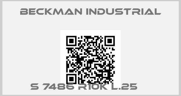 Beckman Industrial-S 7486 R10K L.25    price