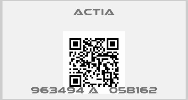 Actia-963494 A   058162price