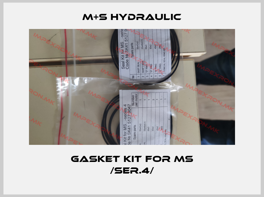 M+S HYDRAULIC-Gasket Kit For MS /ser.4/price