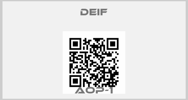 Deif- AOP-1price
