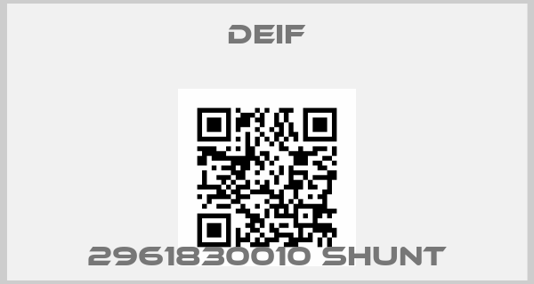 Deif-2961830010 Shuntprice