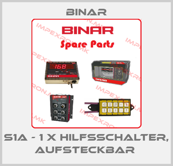 Binar-S1A - 1 X HILFSSCHALTER, AUFSTECKBAR price