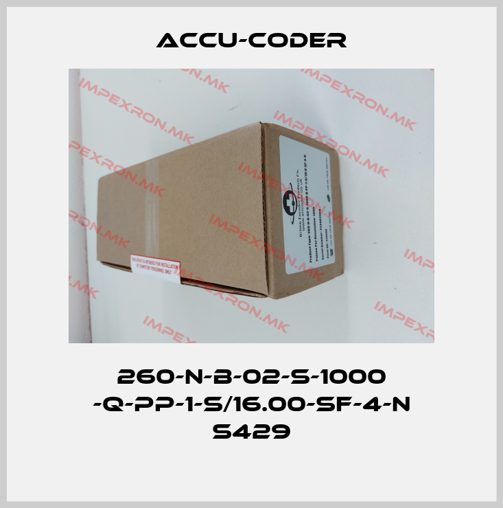 ACCU-CODER-260-N-B-02-S-1000 -Q-PP-1-S/16.00-SF-4-N S429price