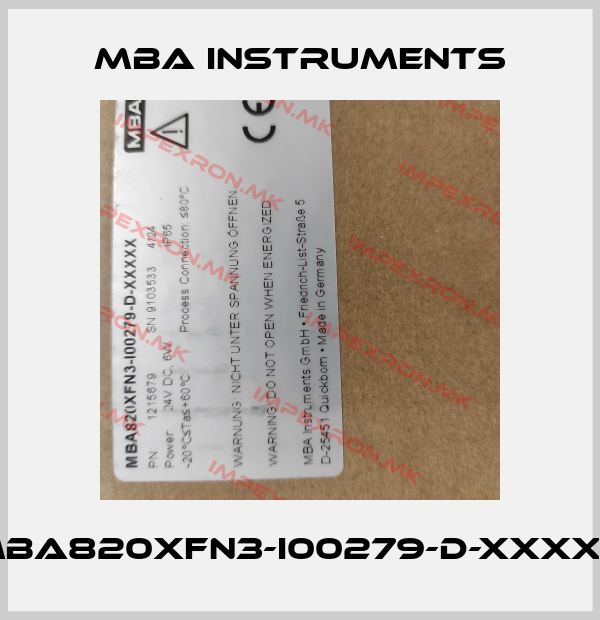 MBA Instruments-MBA820XFN3-I00279-D-XXXXXprice