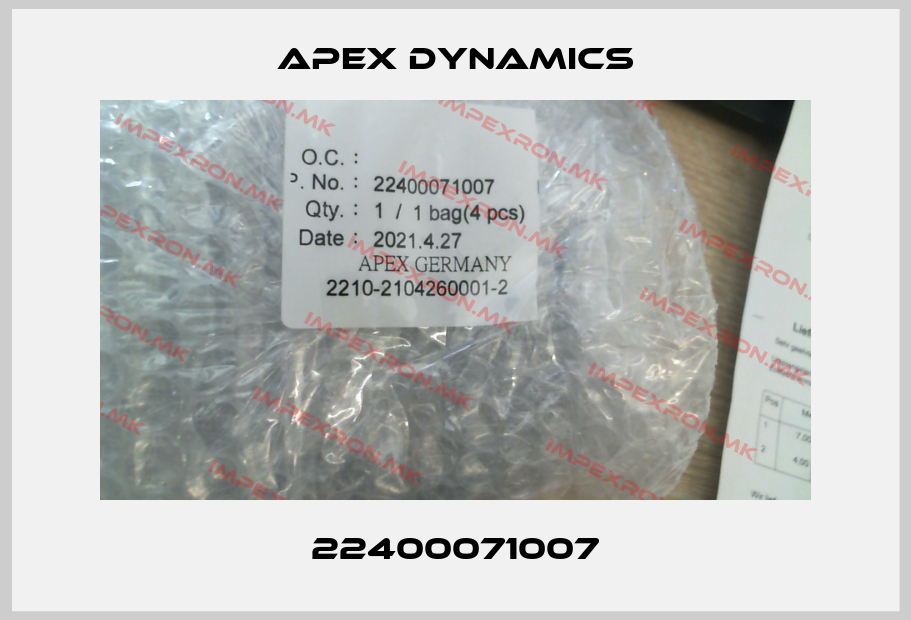 Apex Dynamics-22400071007price