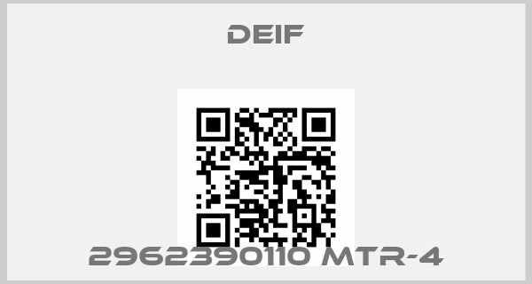 Deif-2962390110 MTR-4price