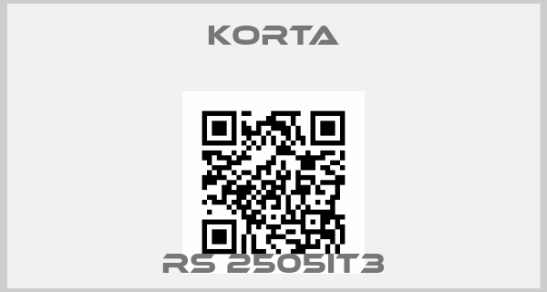 KORTA-RS 2505IT3price