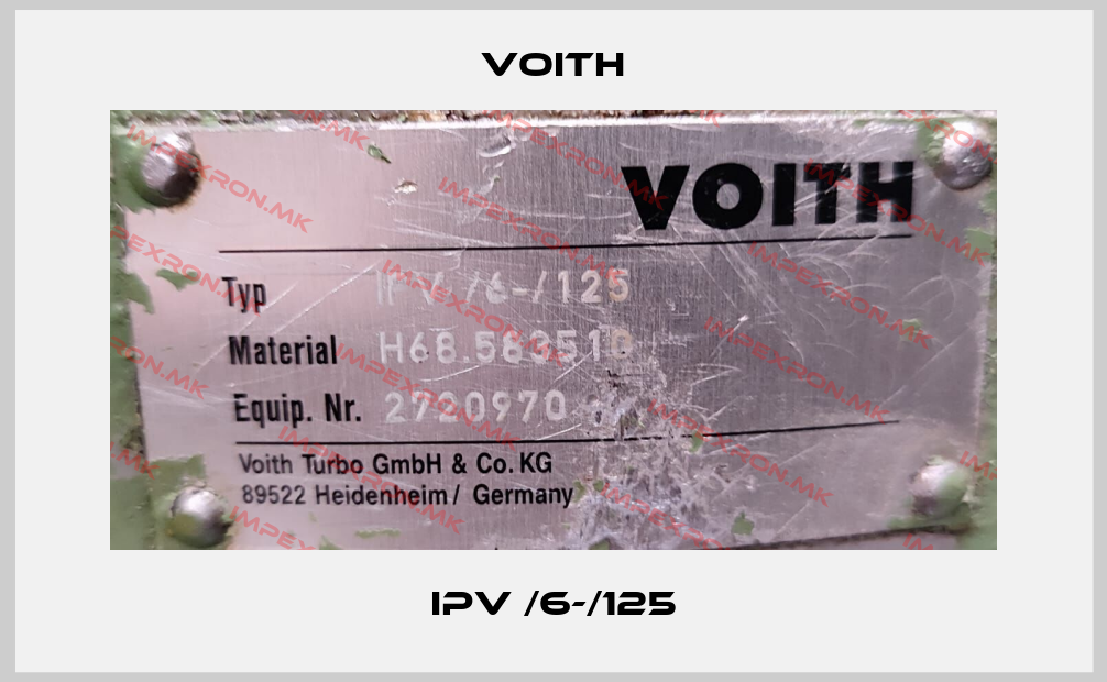Voith-IPV /6-/125price