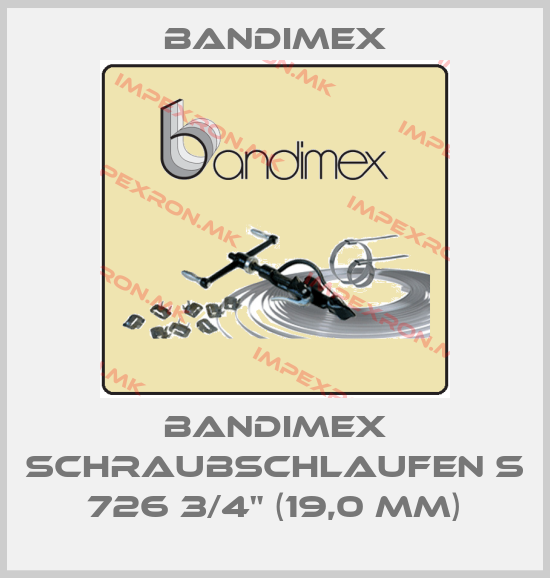 Bandimex-BANDIMEX SCHRAUBSCHLAUFEN S 726 3/4" (19,0 MM)price
