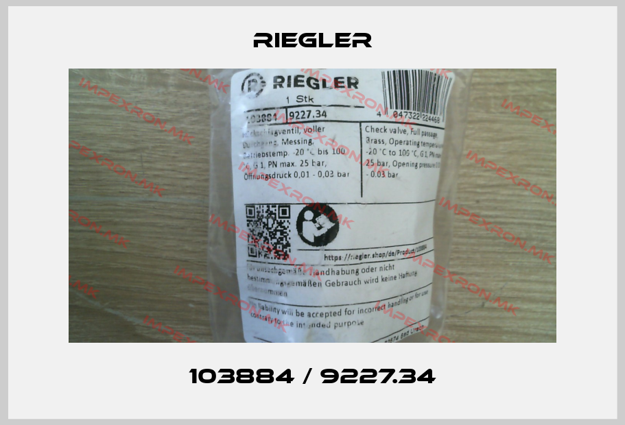 Riegler-103884 / 9227.34price