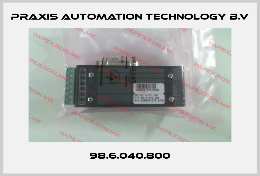 Praxis Automation Technology B.V-98.6.040.800price