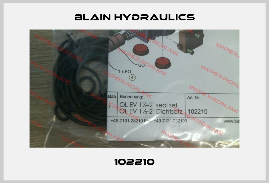 Blain Hydraulics-102210price