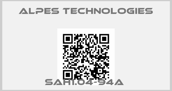 ALPES TECHNOLOGIES-SAH1.04-94A price