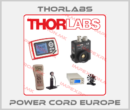 Thorlabs-POWER CORD EUROPEprice