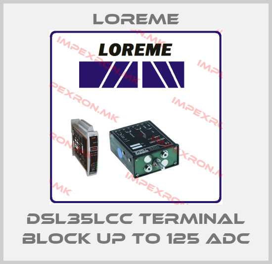 Loreme-DSL35LCC terminal block up to 125 Adcprice