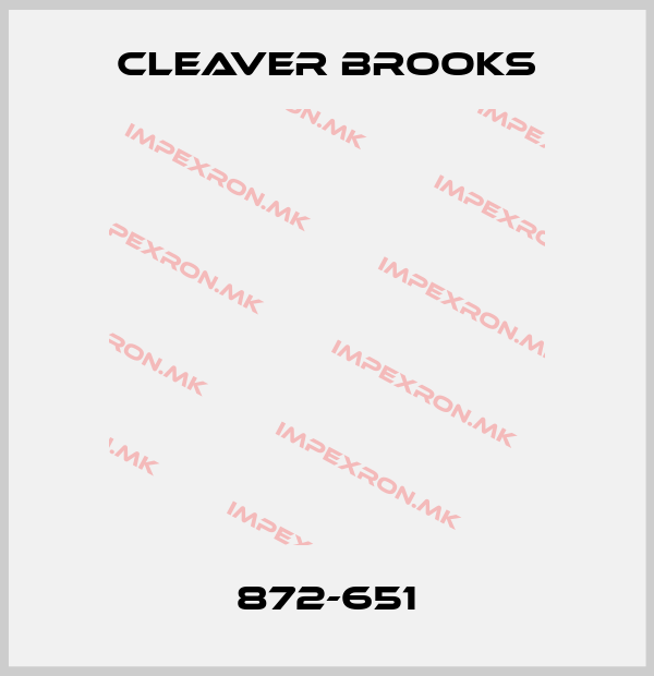 Cleaver Brooks-872-651price