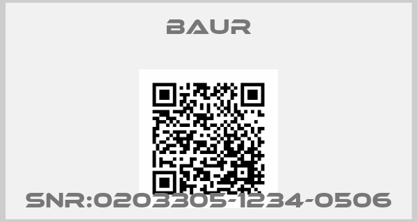 Baur-Snr:0203305-1234-0506price