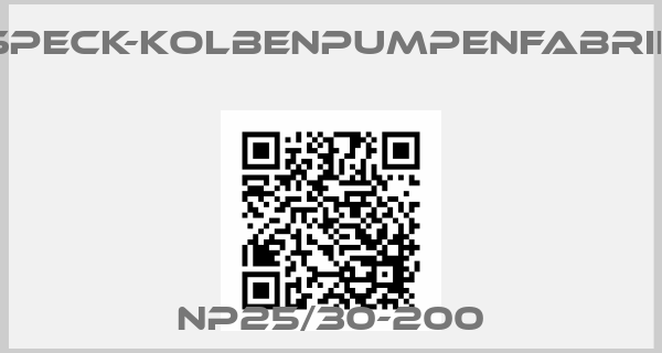 SPECK-KOLBENPUMPENFABRIK-NP25/30-200price