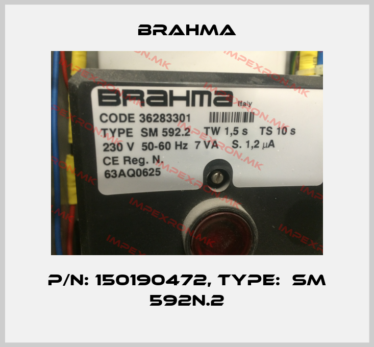 Brahma-P/N: 150190472, Type:  SM 592N.2price