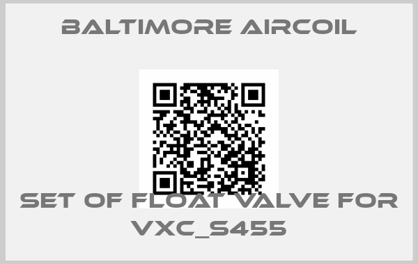 Baltimore Aircoil-Set of float valve for VXC_S455price