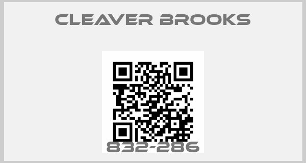 Cleaver Brooks-832-286price