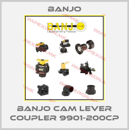 Banjo-BANJO CAM LEVER COUPLER 9901-200CPprice