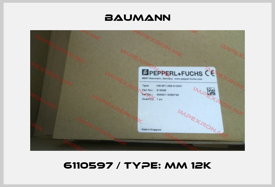 Baumann-P/N: 6110597, Type: MM/MM 12Kprice