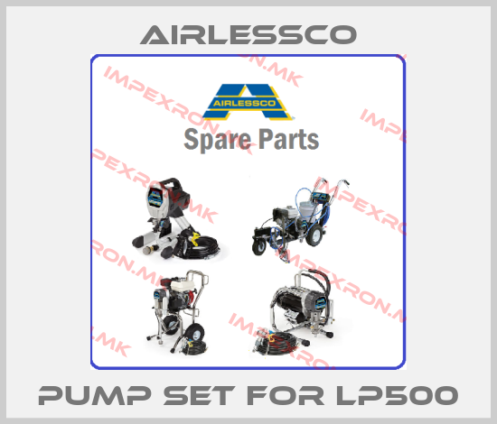 Airlessco-pump set for LP500price