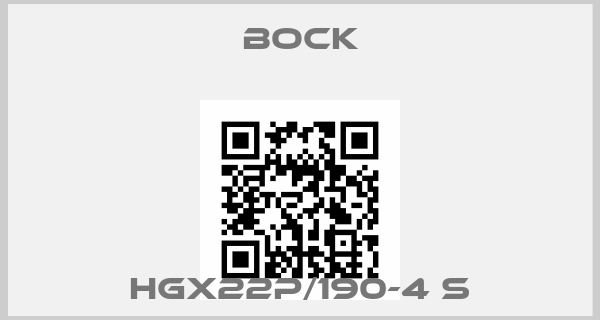 Bock-HGX22P/190-4 Sprice