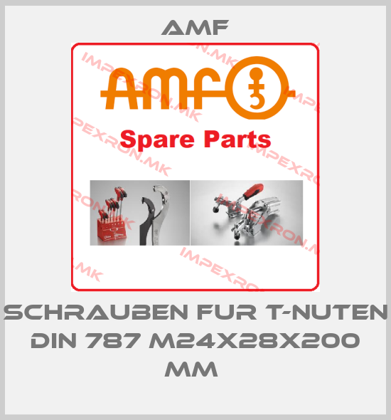 Amf-SCHRAUBEN FUR T-NUTEN DIN 787 M24X28X200 MM price