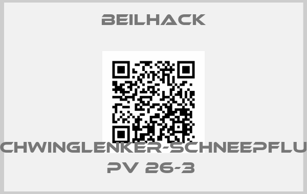 Beilhack-SCHWINGLENKER-SCHNEEPFLUG PV 26-3 price