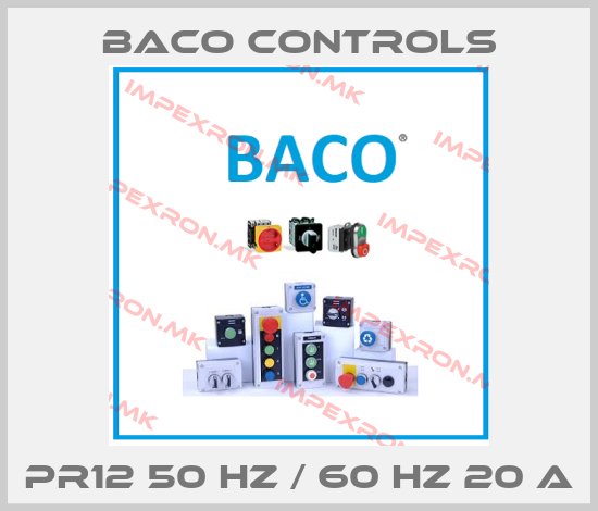Baco Controls-PR12 50 Hz / 60 Hz 20 Aprice