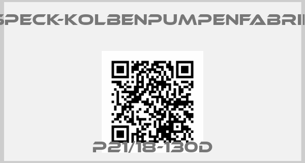 SPECK-KOLBENPUMPENFABRIK-P21/18-130Dprice