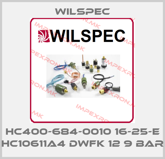 Wilspec-HC400-684-0010 16-25-E HC10611A4 DWFK 12 9 Barprice