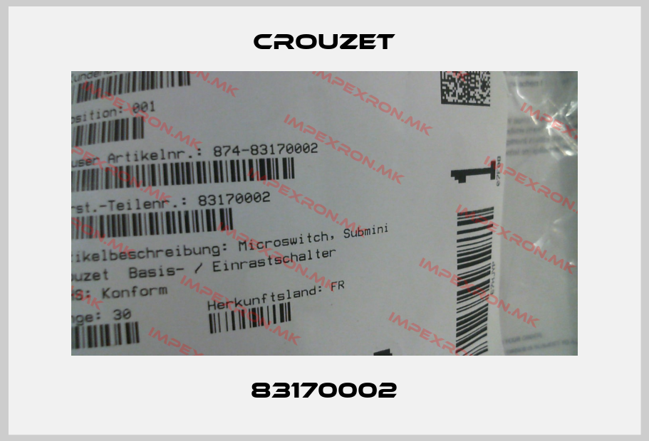 Crouzet-83170002price