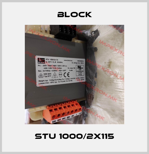 Block-STU 1000/2x115price