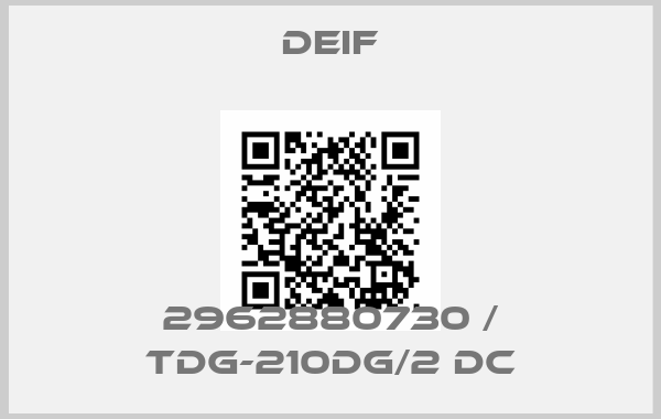 Deif-2962880730 / TDG-210DG/2 DCprice